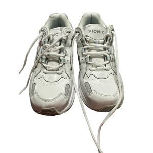 Vionic Women Size 9.5 23 Walk White Athletic Shoe